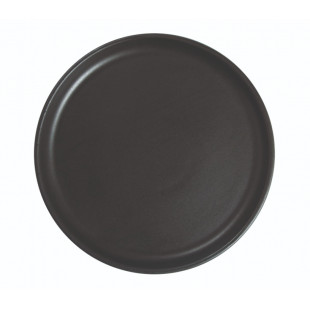 ASSIETTE PLATE BORD DROIT Ø21CM ARES NOIR MAT SARREGUEMINES dans SARREGUEMINES