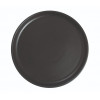 ASSIETTE PLATE BORD DROIT Ø21CM ARES NOIR MAT SARREGUEMINES dans SARREGUEMINES