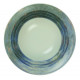 ASSIETTE A PATE Ø27CM NYX BLANC BLEU & ARGENT SARREGUEMINES