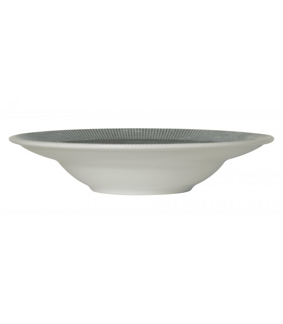 ASSIETTE A PATE Ø27CM NYX BLANC BLEU & ARGENT SARREGUEMINES dans SARREGUEMINES