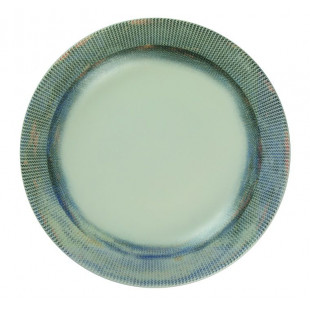 ASSIETTE A PATE Ø27CM NYX BLANC BLEU & ARGENT SARREGUEMINES dans SARREGUEMINES