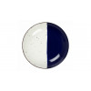 ASSIETTE CREUSE Ø25CM POSEIDON BLANC IVOIRE & BLEU SARREGUEMINES dans SARREGUEMINES