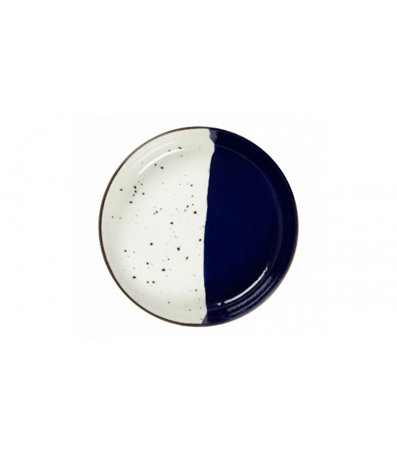 BOL Ø20CM POSEIDON BLANC IVOIRE & BLEU SARREGUEMINES dans SARREGUEMINES