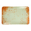 ASSIETTE RECTANGULAIRE 30X20CM PAN ORANGE SARREGUEMINES dans SARREGUEMINES