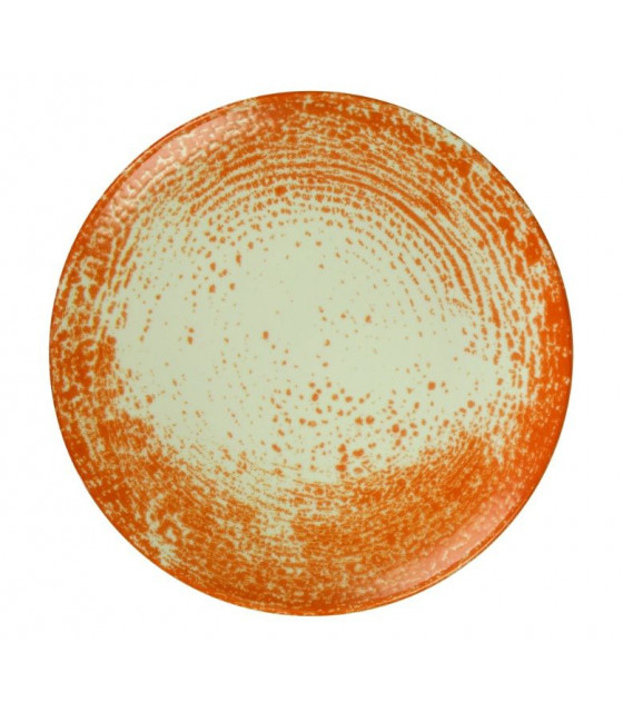 ASSIETTE PLATE SANS AILE Ø27CM PAN ORANGE SARREGUEMINES dans SARREGUEMINES