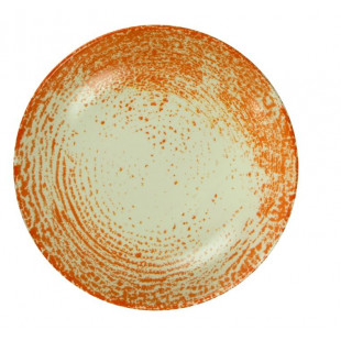 ASSIETTE PLATE SANS AILE Ø21CM PAN ORANGE SARREGUEMINES dans SARREGUEMINES