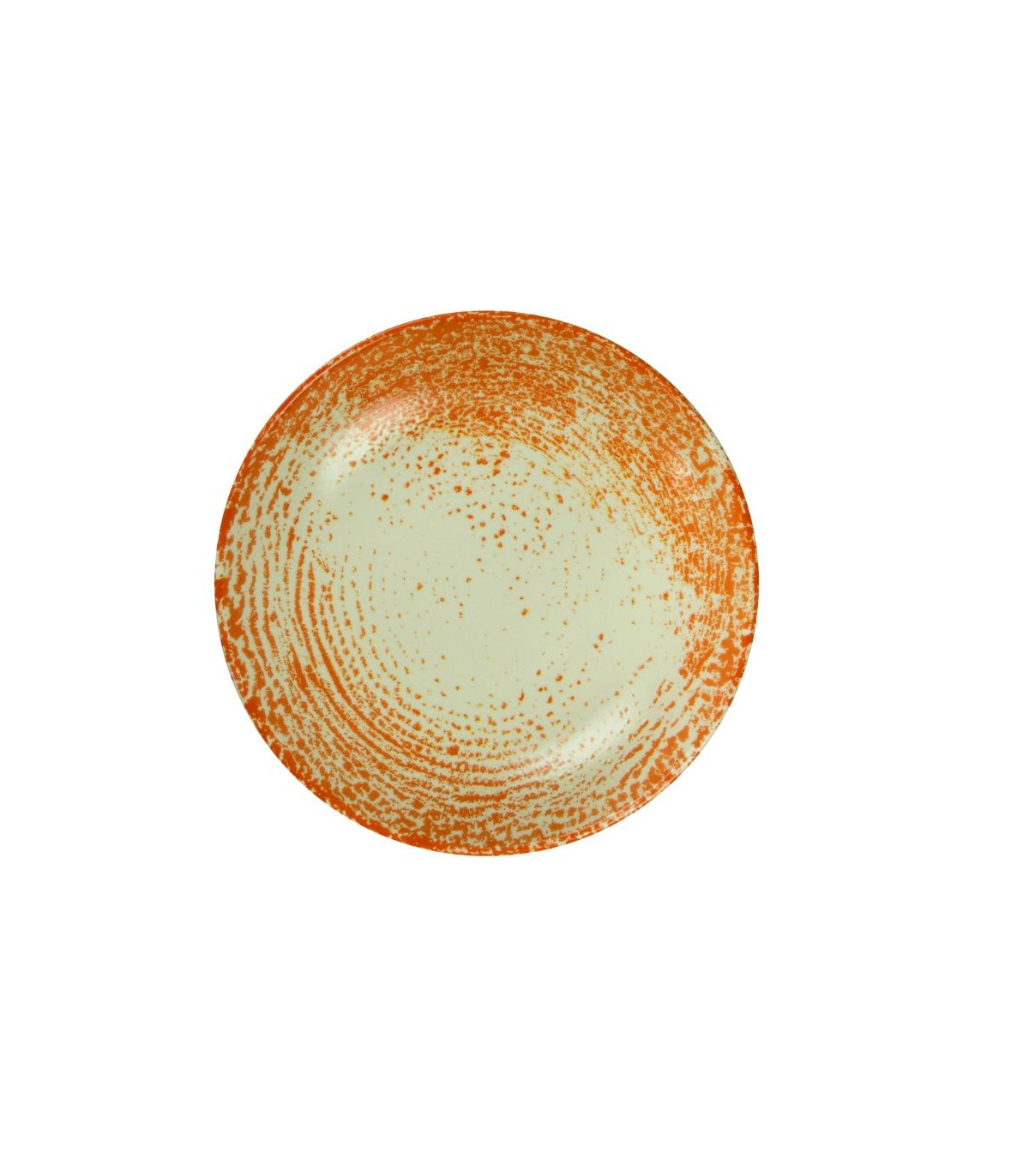 ASSIETTE PLATE SANS AILE Ø21CM PAN ORANGE SARREGUEMINES dans SARREGUEMINES