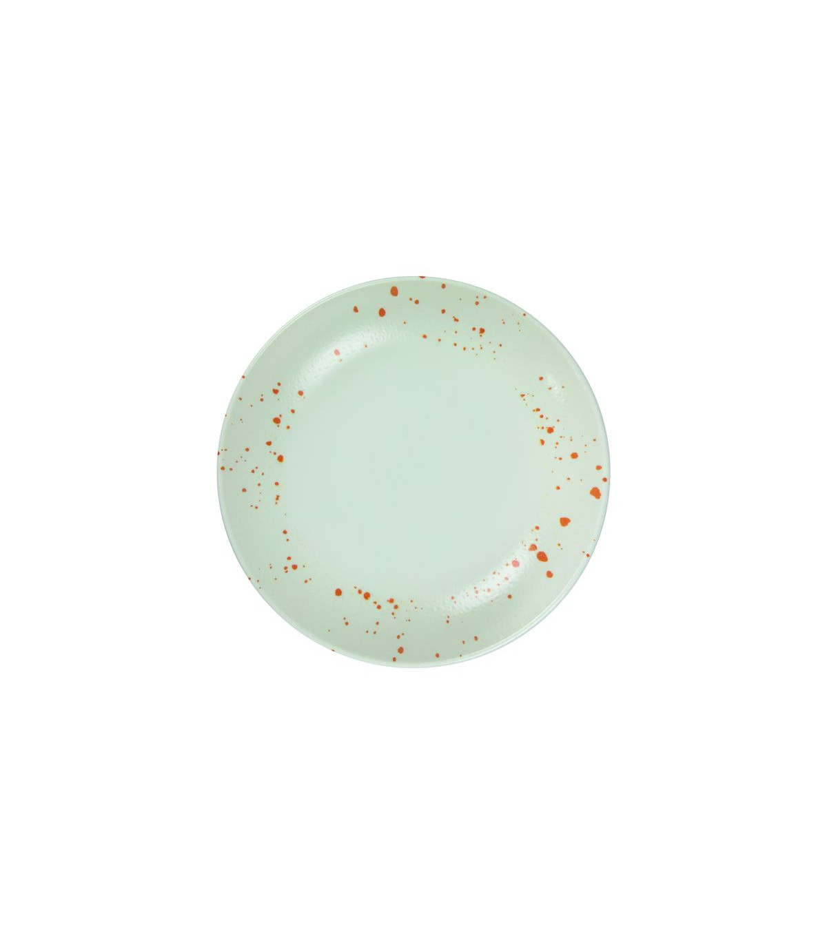 ASSIETTE CREUSE Ø25CM HERMES ORANGE & BLANC SARREGUEMINES dans SARREGUEMINES