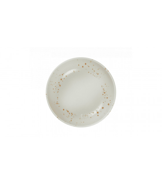 BOL Ø13CM HERMES ORANGE & BLANC SARREGUEMINES dans SARREGUEMINES
