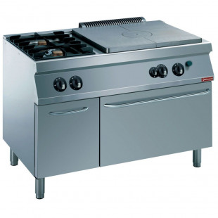 PLAQUE DE CUISSON GAZ LISSE CHROME -TOP- MEDIUM 1700 DIAMOND dans PLAQUE A SNACKER