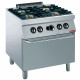 FOURNEAU 4 FEUX FOUR GAZ GN2/1  MEDIUM 1700 DIAMOND