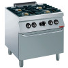 FOURNEAU 4 FEUX FOUR GAZ GN2/1  MEDIUM 1700 DIAMOND dans GAZ