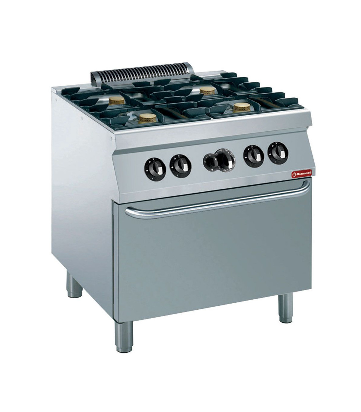 FOURNEAU 4 FEUX FOUR GAZ GN2/1  MEDIUM 1700 DIAMOND dans GAZ