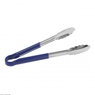 PINCE DE SERVICE 23CM AVEC POIGNEE EN PLASTIQUE VERTE dans USTENSILES DE SERVICE