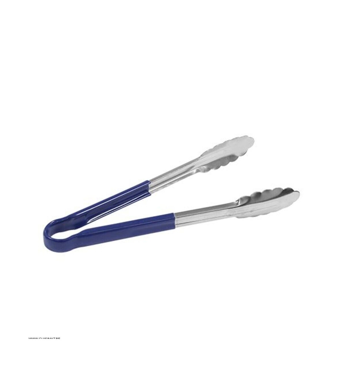 PINCE DE SERVICE 23CM AVEC POIGNEE EN PLASTIQUE BLEUE dans USTENSILES DE SERVICE