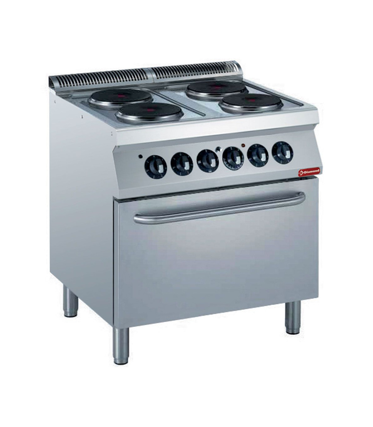 FOURNEAU ELECTRIQUE 4 PLAQUES + FOUR ELECTRIQUE MEDIUM 1700 DIAMOND dans ELECTRIQUE