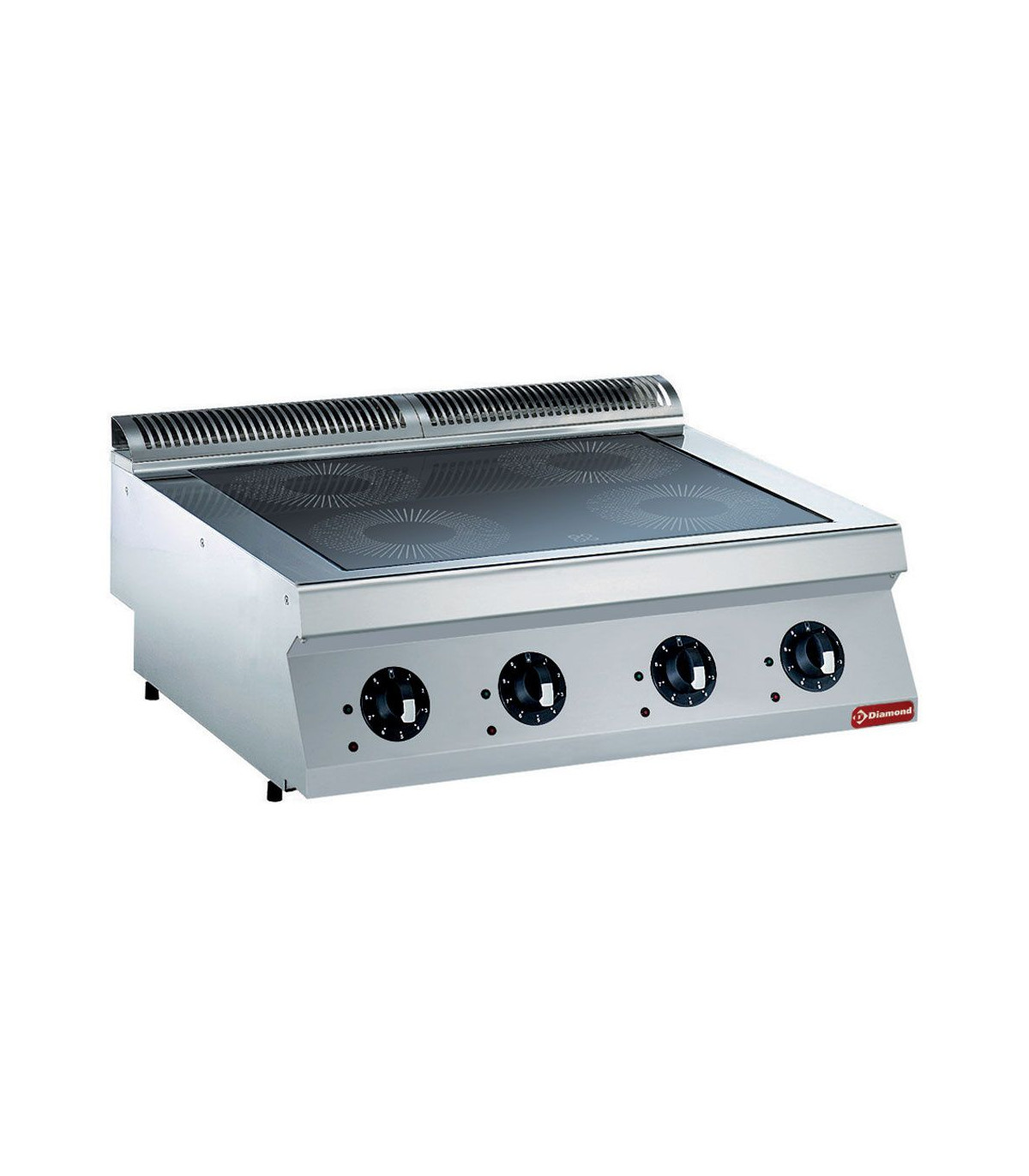 CUISINIERE ELECTRIQUE 4 FOYERS INDUCTION -TOP- MEDIUM 1700 DIAMOND dans ELECTRIQUE