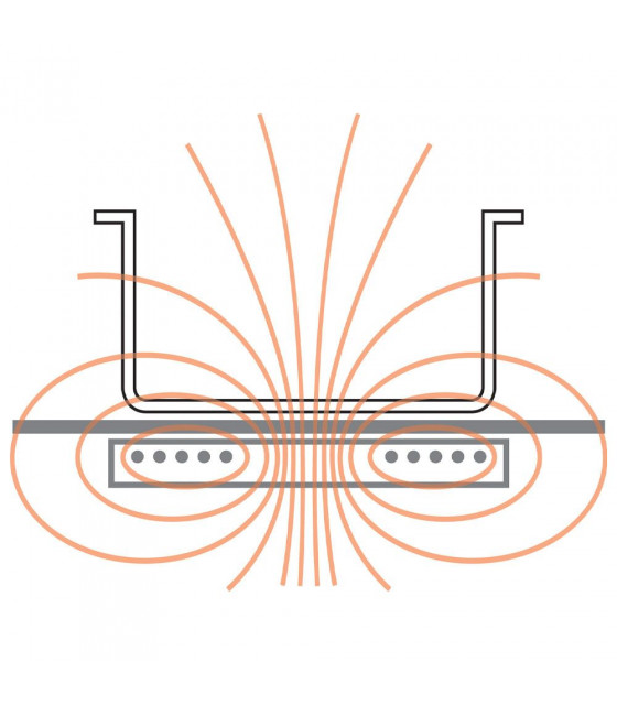CUISINIERE ELECTRIQUE 4 FOYERS INDUCTION -TOP- MEDIUM 1700 DIAMOND dans ELECTRIQUE