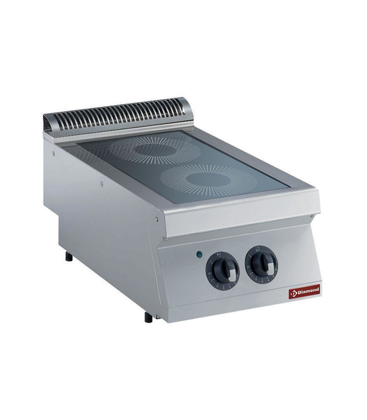 CUISINIERE ELECTRIQUE VITROCERAMIQUE 2 ZONES -TOP- MEDIUM 1700 DIAMOND dans ELECTRIQUE