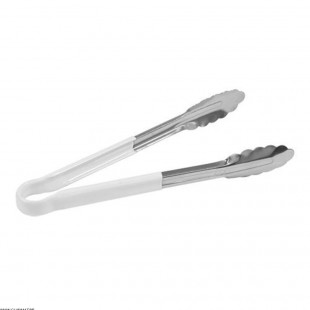 PINCE DE SERVICE 23CM AVEC POIGNEE EN PLASTIQUE VERTE dans USTENSILES DE SERVICE
