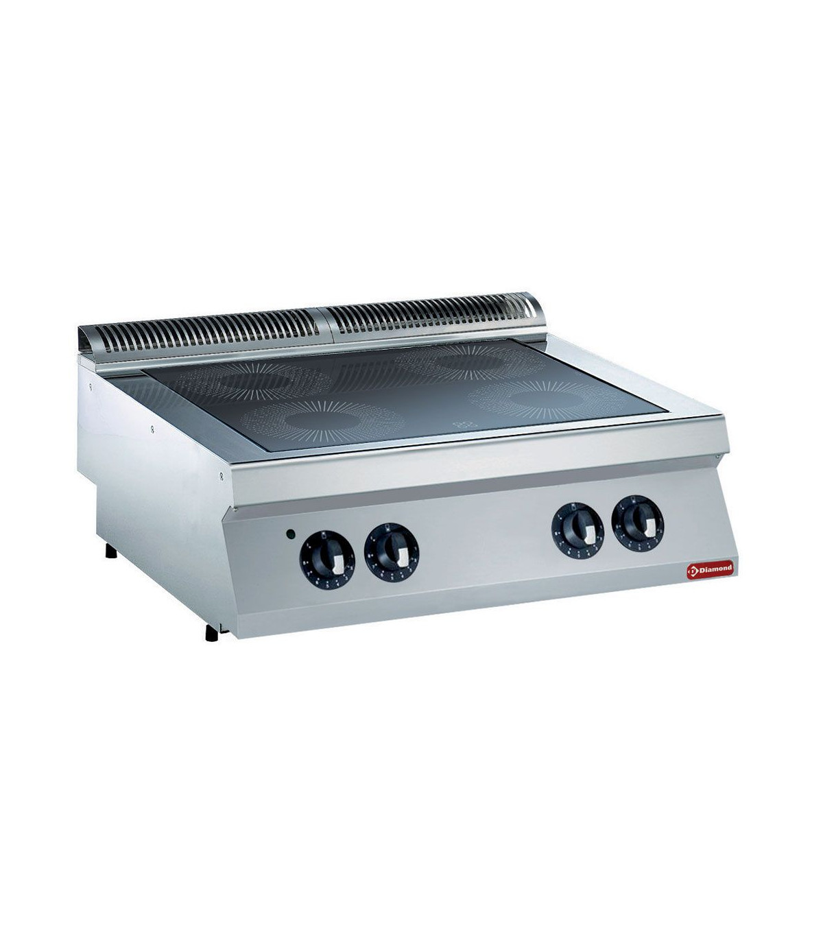 CUISINIERE ELECTRIQUE VITROCERAMIQUE 4 ZONES -TOP MEDIUM 1700 DIAMOND dans ELECTRIQUE