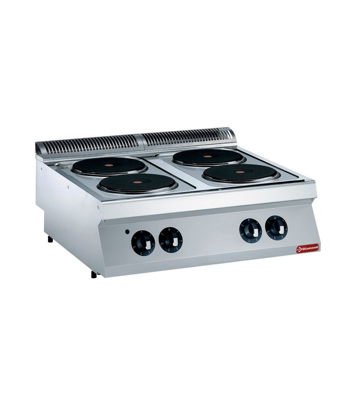 CUISINIERE ELECTRIQUE 4 PLAQUES RONDES TOP MEDIUM 1700 DIAMOND dans ELECTRIQUE