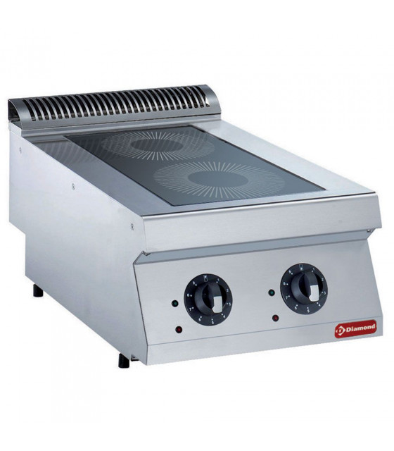CUISINIERE ELECTRIQUE 2 FOYERS INDUCTION -TOP- MEDIUM 1700 DIAMOND dans ELECTRIQUE