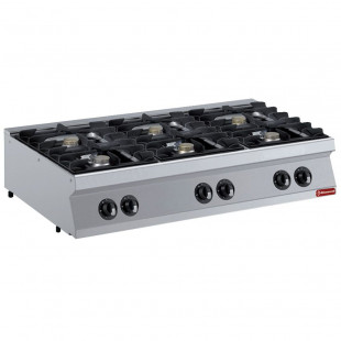 CUISINIERE 6 FEUX GAZ 6X5.5KW TOP DIAMOND dans GAZ