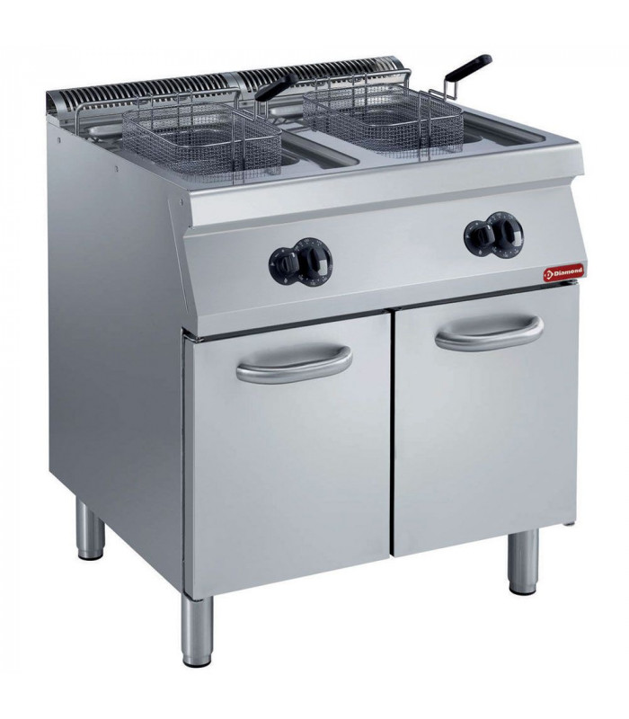 FRITEUSE GAZ CUVE "Y" 2X15LT SUR ARMOIRE MEDIUM 1700 DIAMOND dans GAZ