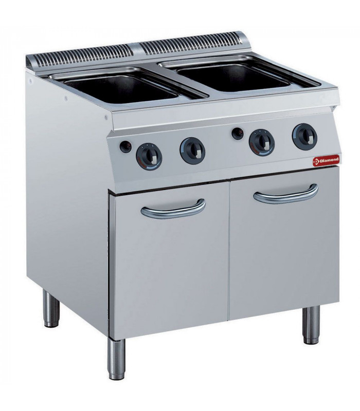 CUISEUR A PATES GAZ 2X24.5LT SUR ARMOIRE SANS PANIER MEDIUM 1700 DIAMOND dans CUISEUR A PATES