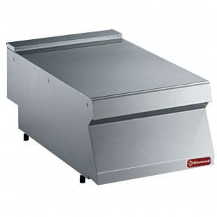 PLAQUE DE CUISSON GAZ LISSE CHROME -TOP- MEDIUM 1700 DIAMOND dans PLAQUE A SNACKER