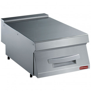 PLAQUE DE CUISSON GAZ LISSE CHROME -TOP- MEDIUM 1700 DIAMOND dans PLAQUE A SNACKER
