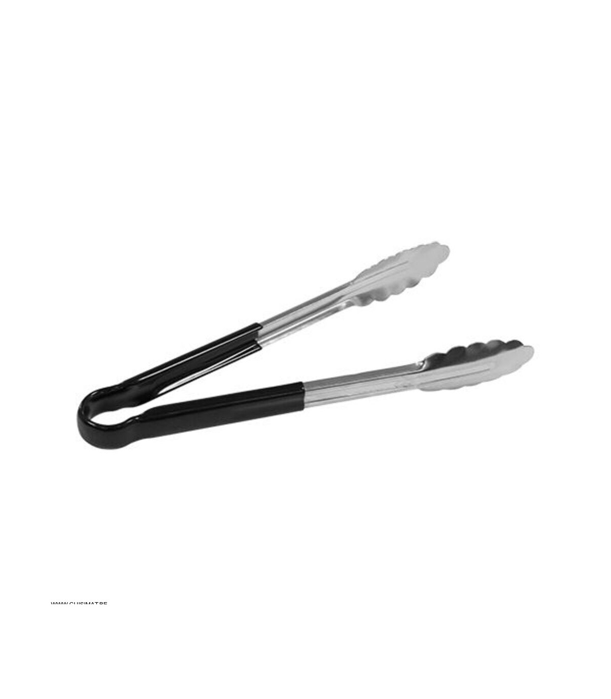 PINCE DE SERVICE 23CM AVEC POIGNEE EN PLASTIQUE NOIRE dans USTENSILES DE SERVICE
