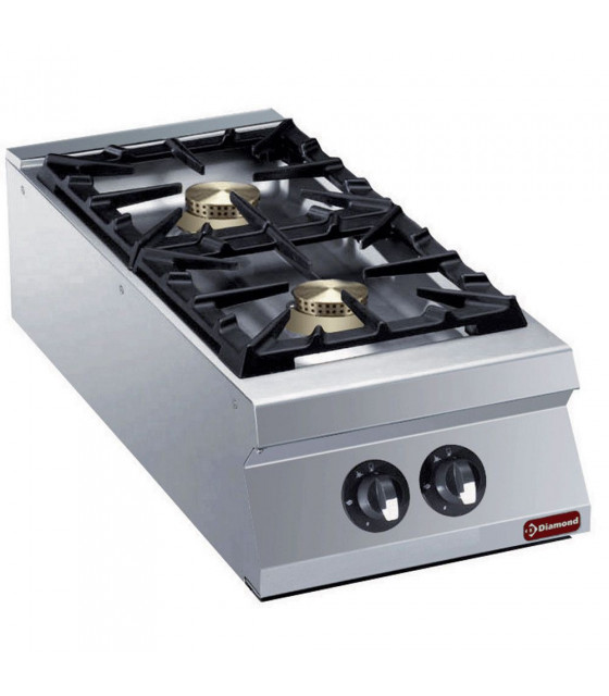 CUISINIERE 2 FEUX VIFS GAZ -TOP-  POWER  MAXIMA 2200 DIAMOND dans GAZ