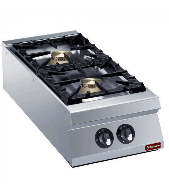 CUISINIERE 2 FEUX VIFS GAZ -TOP-  POWER  MAXIMA 2200 DIAMOND dans GAZ