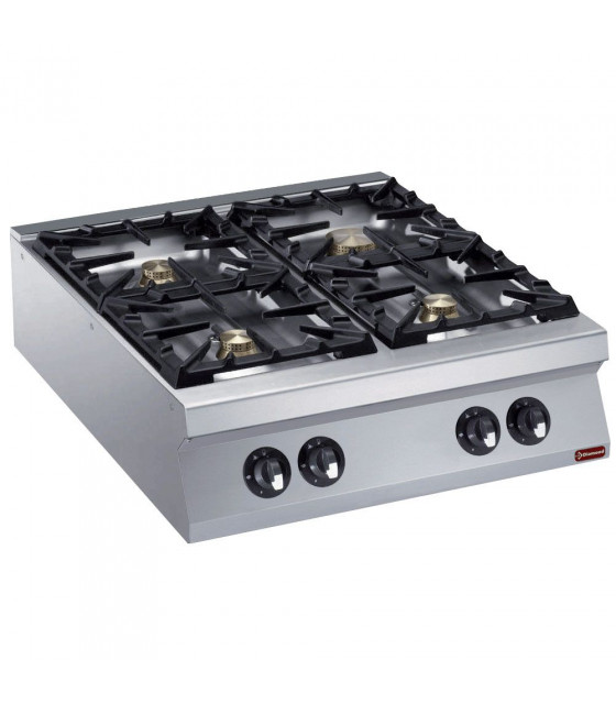CUISINIERE 4 FEUX VIFS GAZ -TOP- MAXIMA 2200 DIAMOND dans GAZ