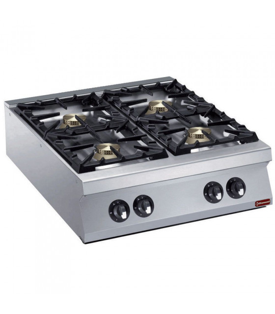 CUISINIERE 4 FEUX VIFS GAZ -TOP- POWER MAXIMA 2200 DIAMOND dans GAZ