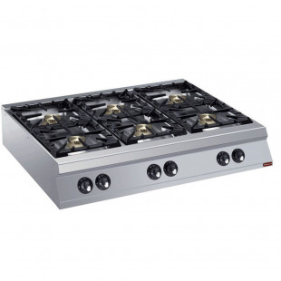 CUISINIERE 6 FEUX VIFS GAZ -TOP- MAXIMA 2200 DIAMOND dans GAZ