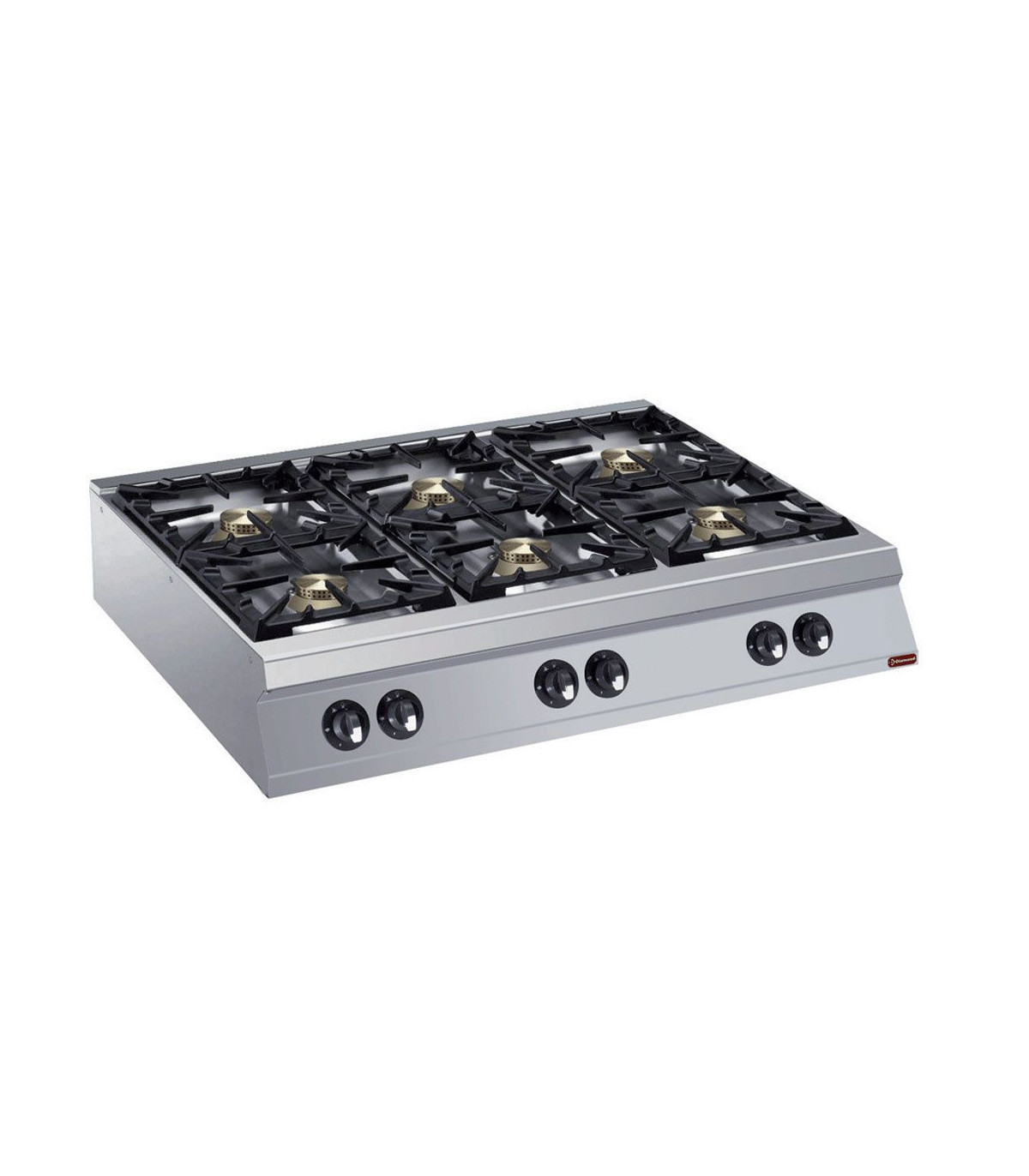 CUISINIERE 6 FEUX VIFS GAZ -TOP- MAXIMA 2200 DIAMOND dans GAZ
