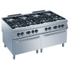 FOURNEAU GAZ 8 FEUX VIFS 2 FOURS GAZ GN 2/1 MAXIMA 2200 DIAMOND dans GAZ