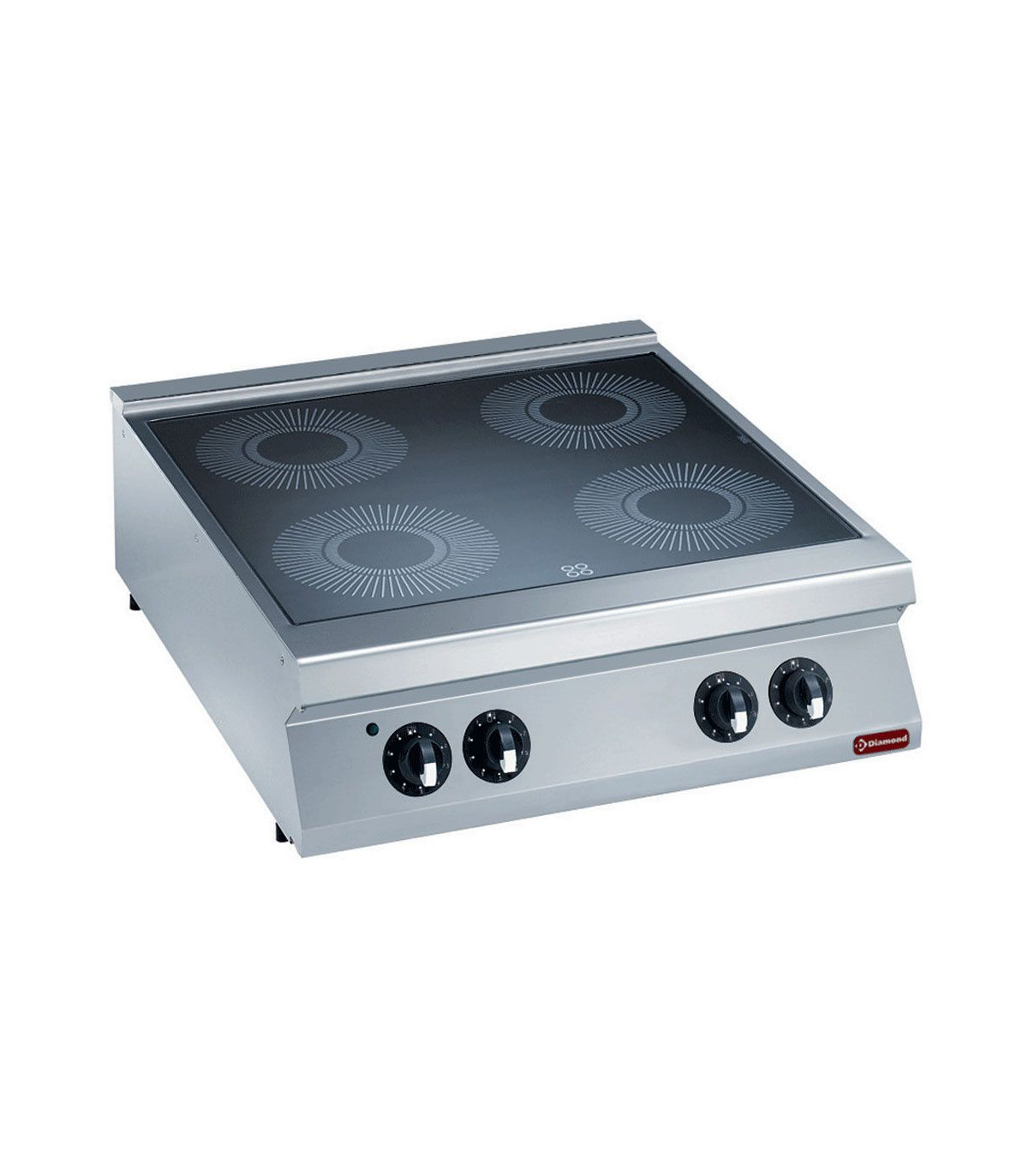 CUISINIERE ELECTRIQUE VITROCERAMIQUE 4 ZONES-TOP MAXIMA 2200 DIAMOND dans ELECTRIQUE
