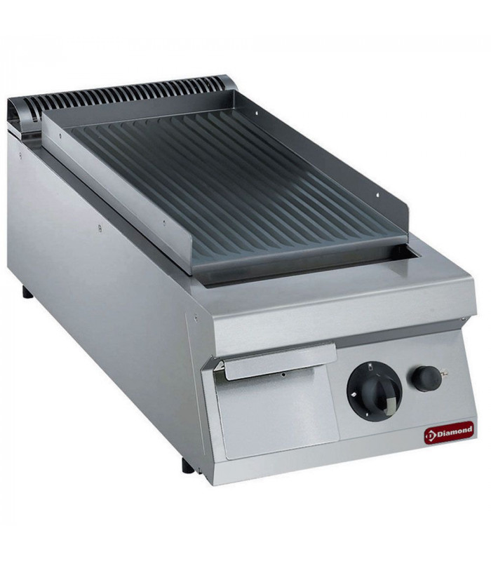 PLAQUE DE CUISSON GAZ RAINUREE -TOP- 900 DIAMOND dans PLAQUE A SNACKER