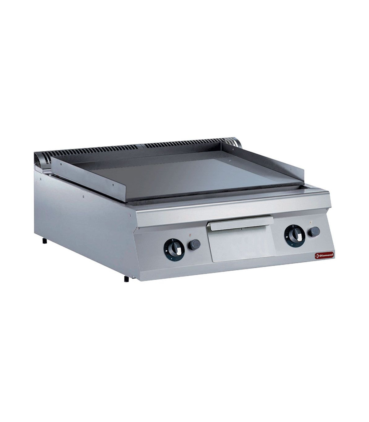 PLAQUE DE CUISSON GAZ LISSE CHROME TOP 900 DIAMOND dans PLAQUE A SNACKER