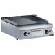 PLAQUE DE CUISSON GAZ 2/3 LISSE + 1/3 RAINUREE TOP CHROME 900 DIAMOND