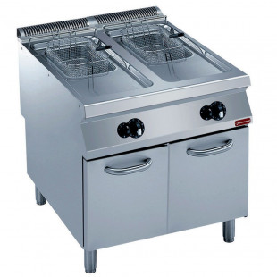 FRITEUSE GAZ 2 CUVES "Y" 15LT SUR MEUBLE 900 DIAMOND dans GAZ