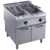 FRITEUSE ELECTRIQUE 2 CUVES Y 23LT SUR MEUBLE DIAMOND dans ELECTRIQUE