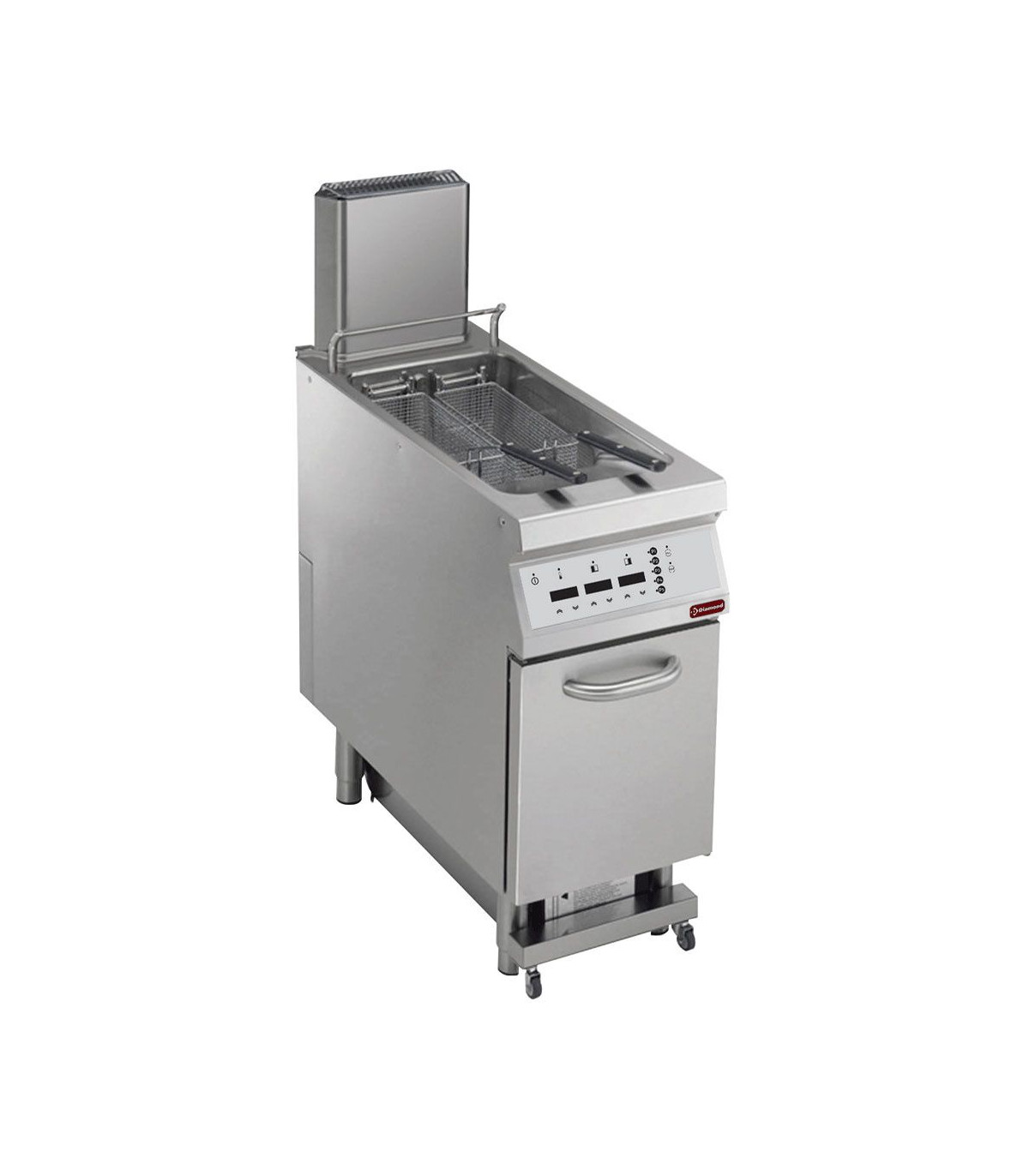 FRITEUSE GAZ 1 CUVE 23LT SUR MEUBLE DIGIT DIAMOND dans GAZ