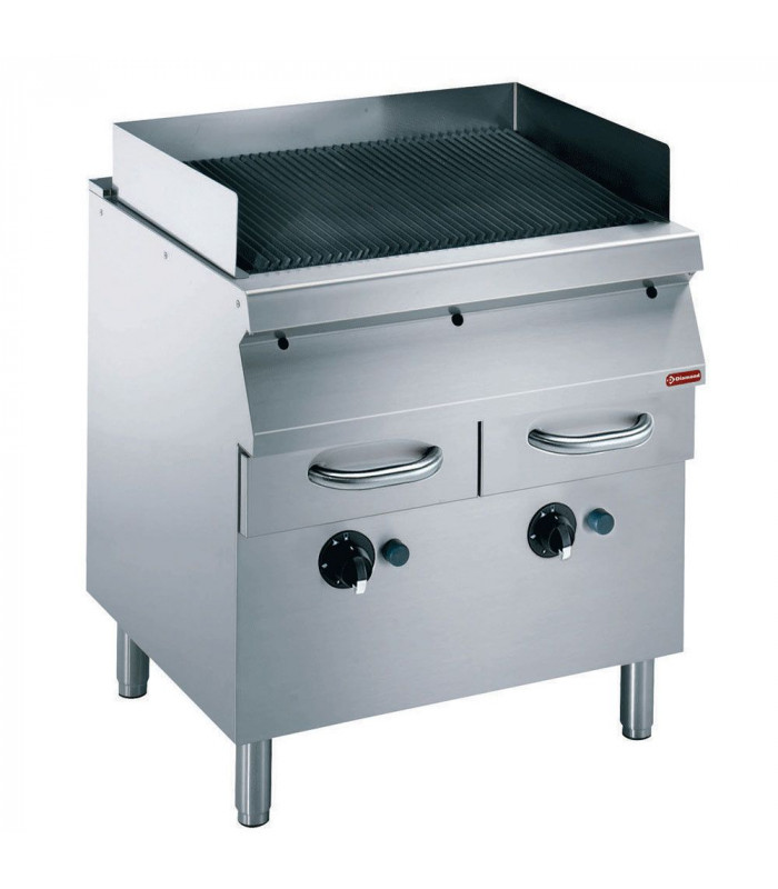 DOUBLE GRILL VAPEUR GRILLE EN FONTE SUR PIETEMENT DIAMOND dans GRILL VAPEUR