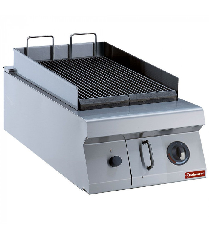 GRILL GAZ HIGH POWER 400MM - TOP DIAMOND dans PLAQUE A SNACKER