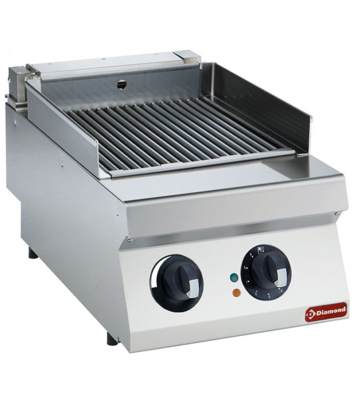 GRILL ELECTRIQUE HIGH POWER 400MM - TOP DIAMOND dans PLAQUE A SNACKER